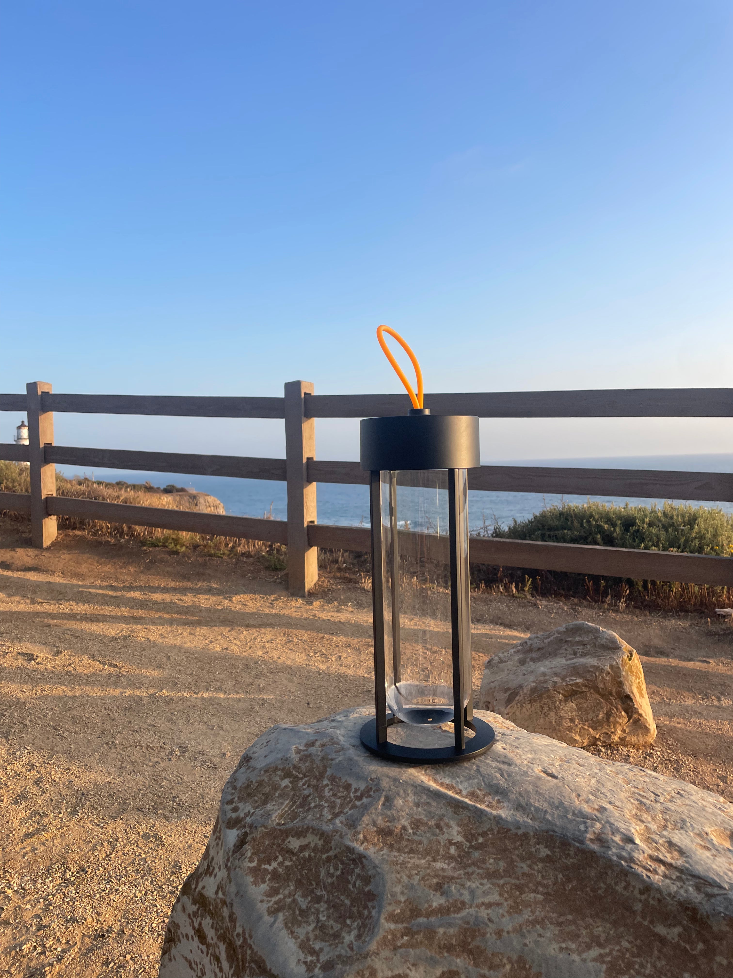 Modern Artisan Glass Lamp